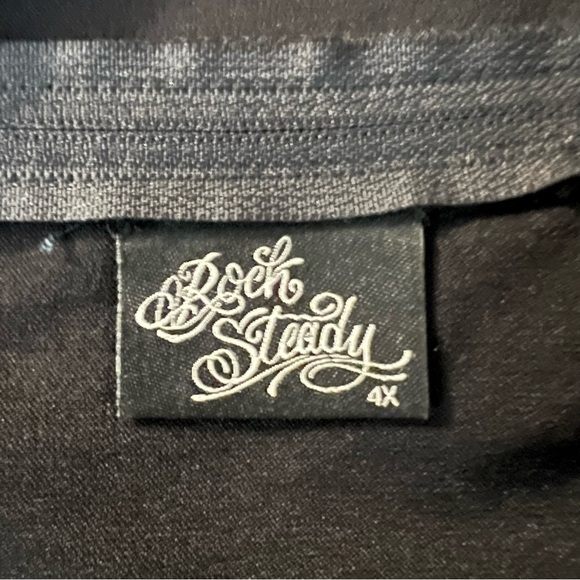 ROCK STEADY Diva Wiggle Dress Midi Black Stretch Pencil Size 4X Fits Like Large - Picture 14 of 16